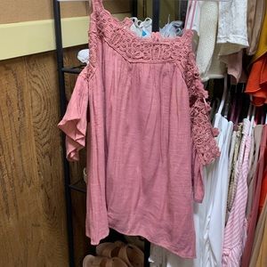 A pink off the shoulder top from Francesca‘s